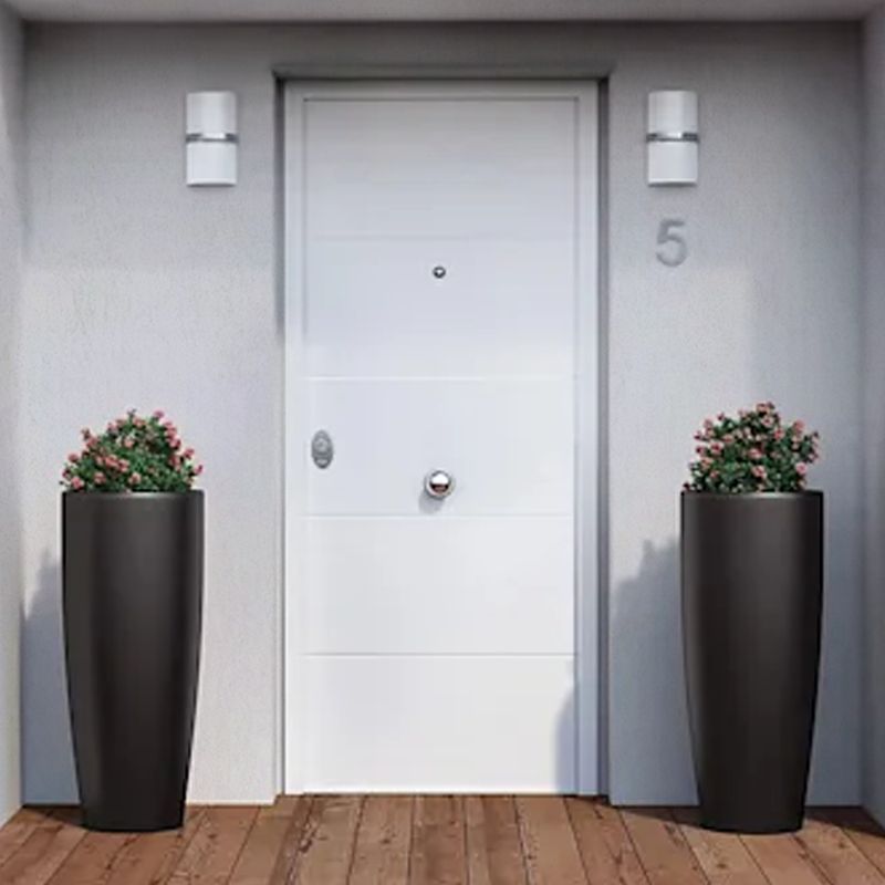 Cemento blanco gris suave Exterior Vinilo RVHW9906