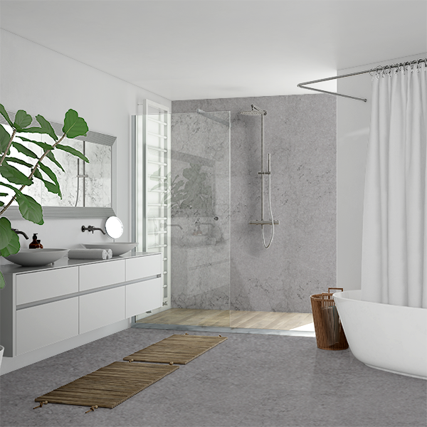 Hormigón gris vinilo suelos y azulejos VDFDS1008