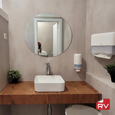 Hormigón piedra gris claro Vinilo RVKM1004