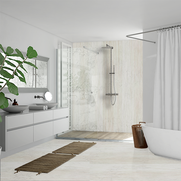 Madera Roble Blanco vinilo suelos y azulejos VDFDS1003