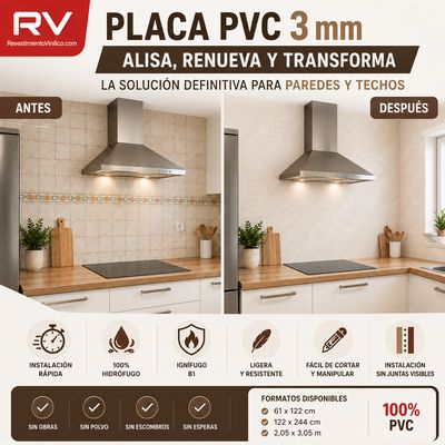 PLACA PVC 3 mm PARA ALISAR