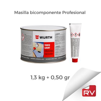 Masilla Profesional Bicomponente VAKU LIGHT con Endurecedor – Para Juntas y Acabado de Placas PVC Masilla Profesional Bicomponente VAKU LIGHT con Endurecedor – Para Juntas y Acabado de Placas PVC