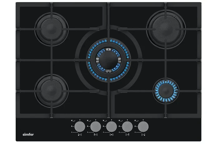 Simfer 70cm Built-in Gas on Glass Hob