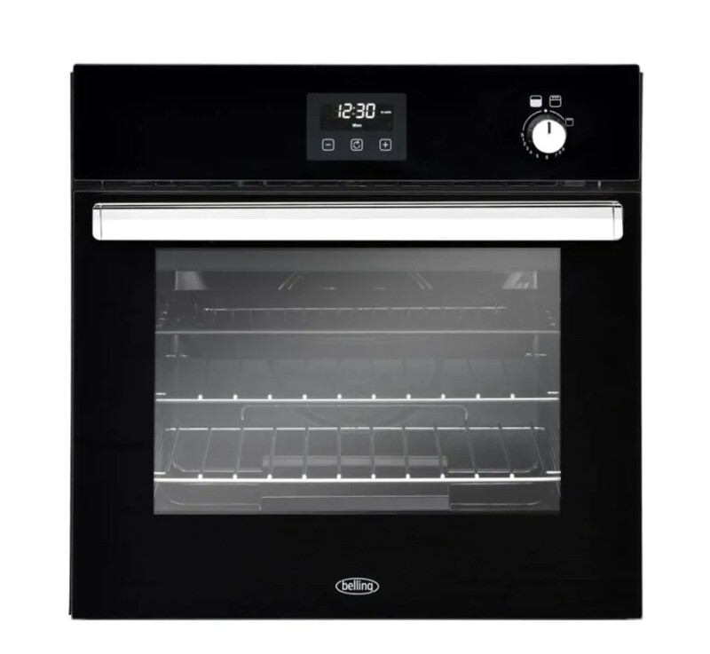 Belling 60cm Single Gas Oven with Electric Grill - Black