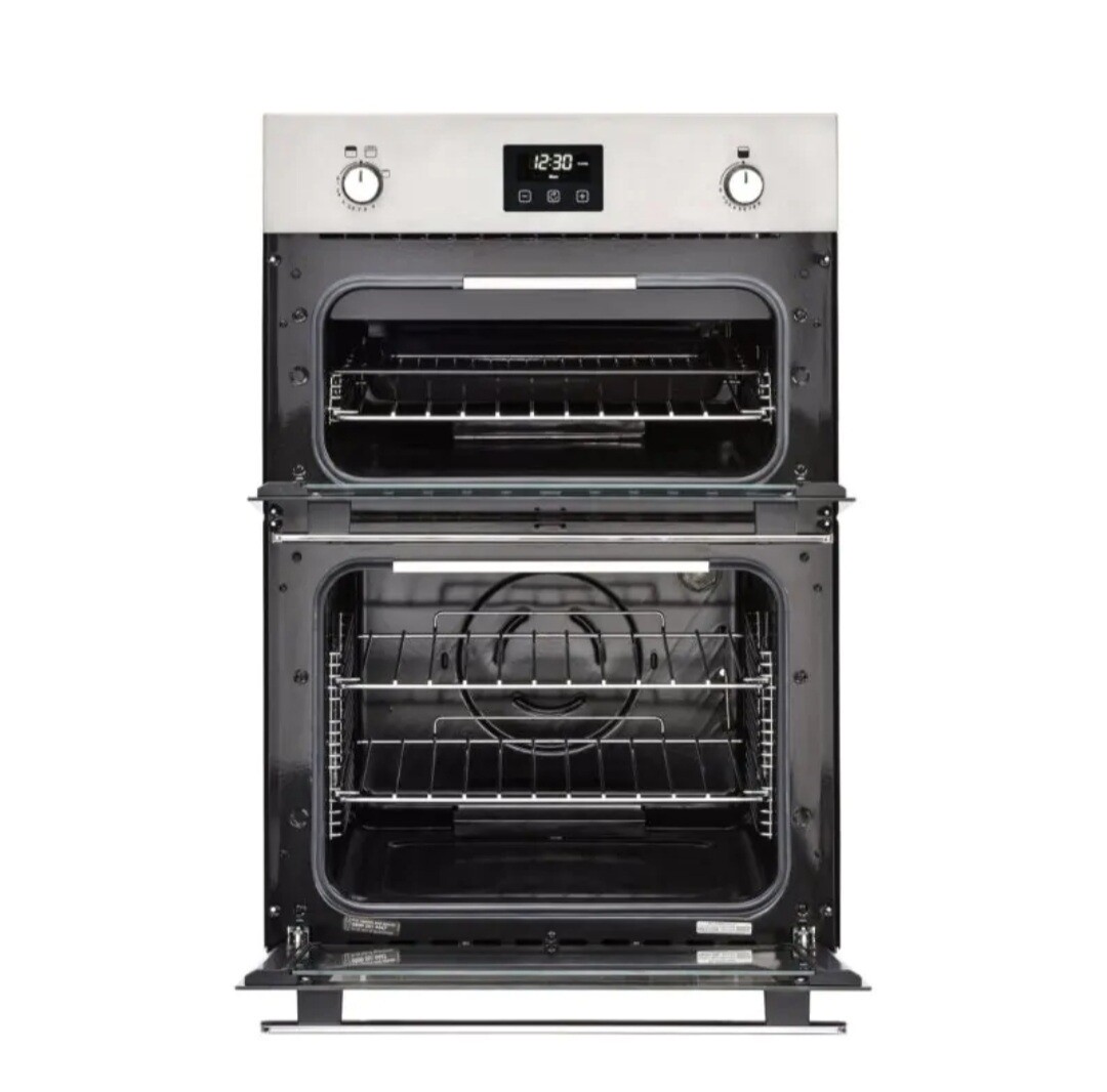 Belling 90cm Double Gas Oven with Electric Grill - Stainless Steel