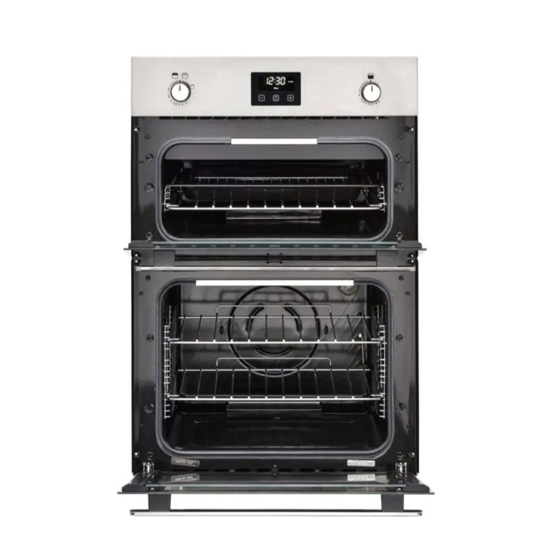 Belling 90cm Double Gas Oven with Electric Grill - Stainless Steel