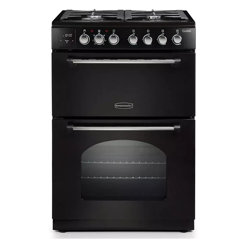 Rangemaster classic 60cm Gas Cooker or Dual Fuel - Black