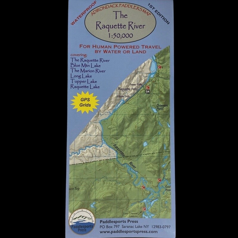 Adirondack Paddlers Map- The Raquette River