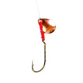 Eagle Claw 2-Way Spinner Snelled Hook #8