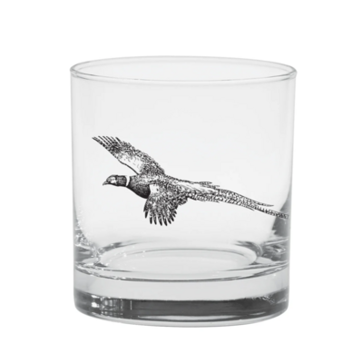 Repyourwater Pheasant Old Fashioned Glass