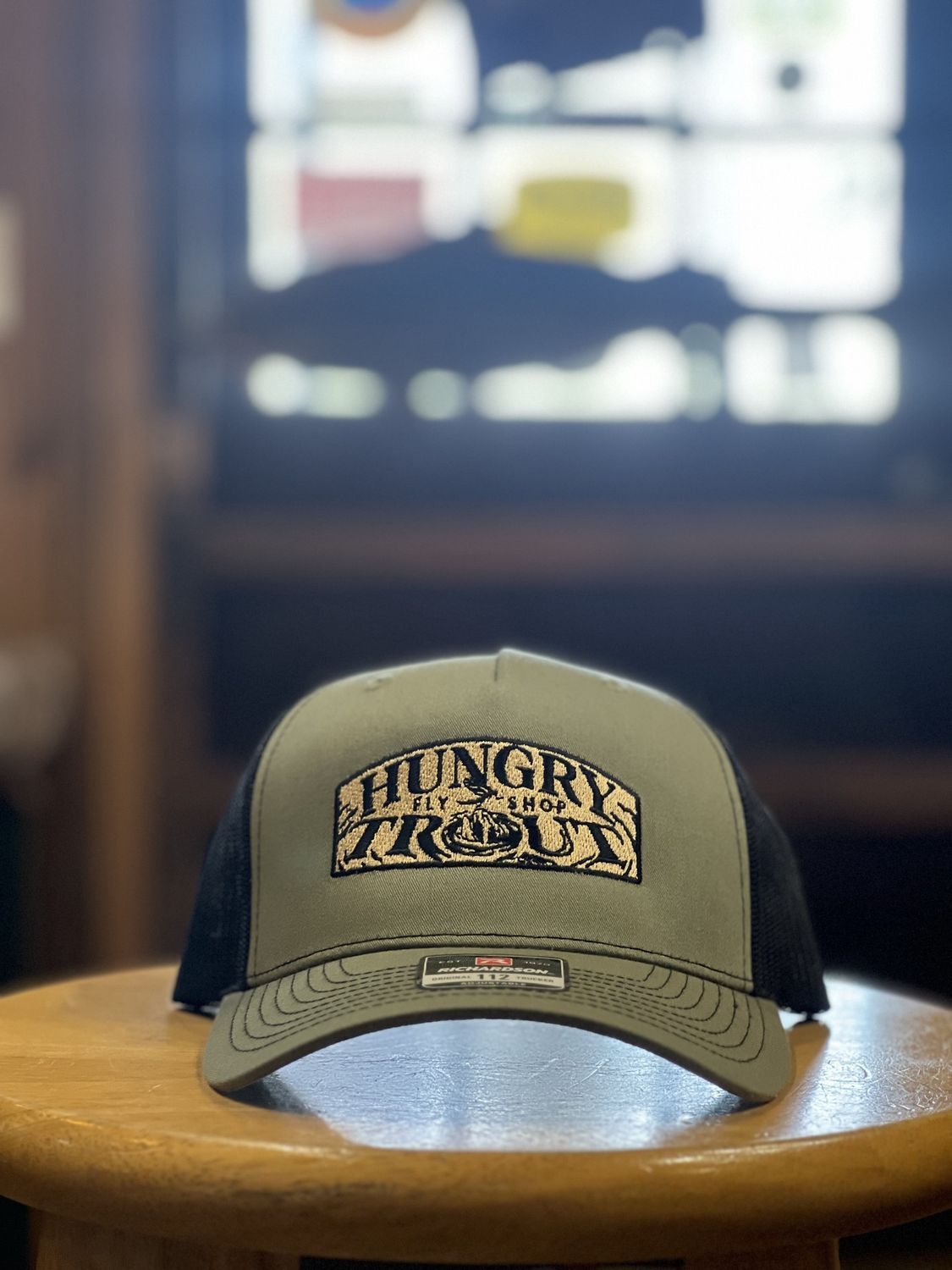 Hungry Trout Logo Hats