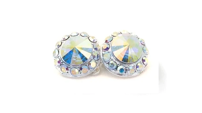 GG Rhinestone Earrings 18mm