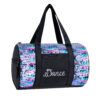 4401 Striped Sequins Duffel Black