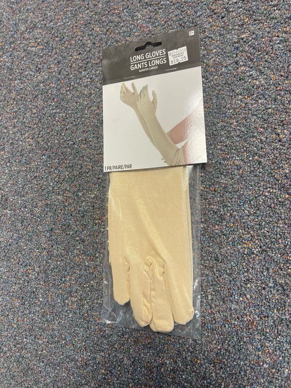 843955 Champagne Long Gloves