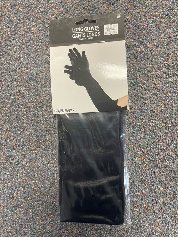840206 Long Black Gloves