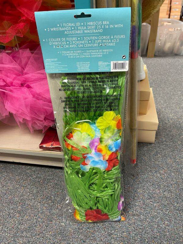 213406 Hula Skirt Kit Child