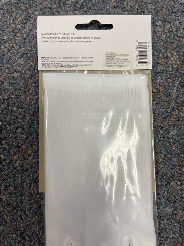 840210 Short White Gloves