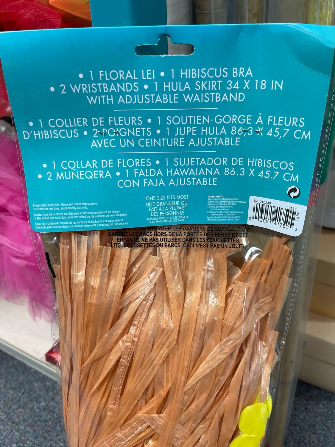 210245 Hula Skirt Kit Adult