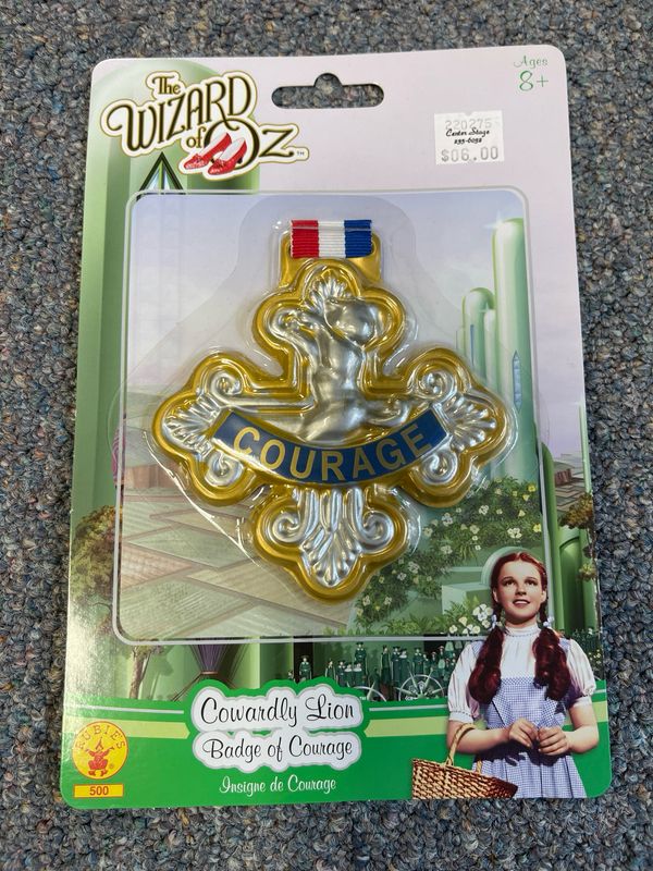 500 Cowardly Lion Badge of Courage