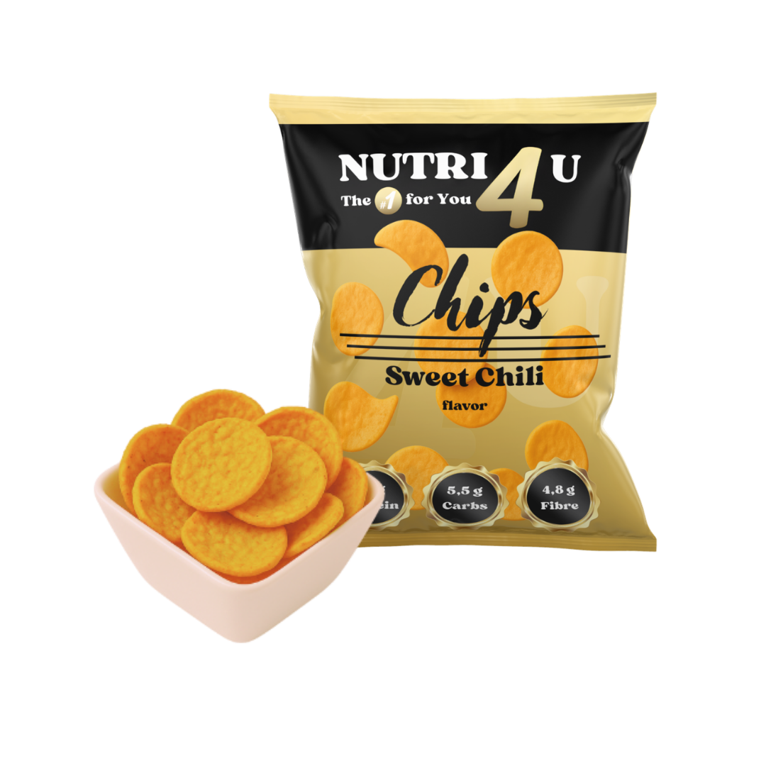 Chips 4U - Sweet Chili (30 stuks) Protein