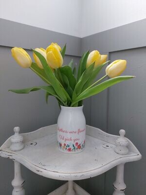 Ceramic Jug Tulip Bouquet