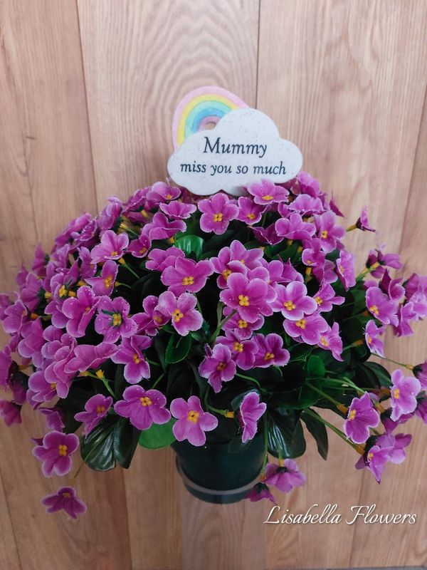 Mother's Day Weighted Grave Pot
