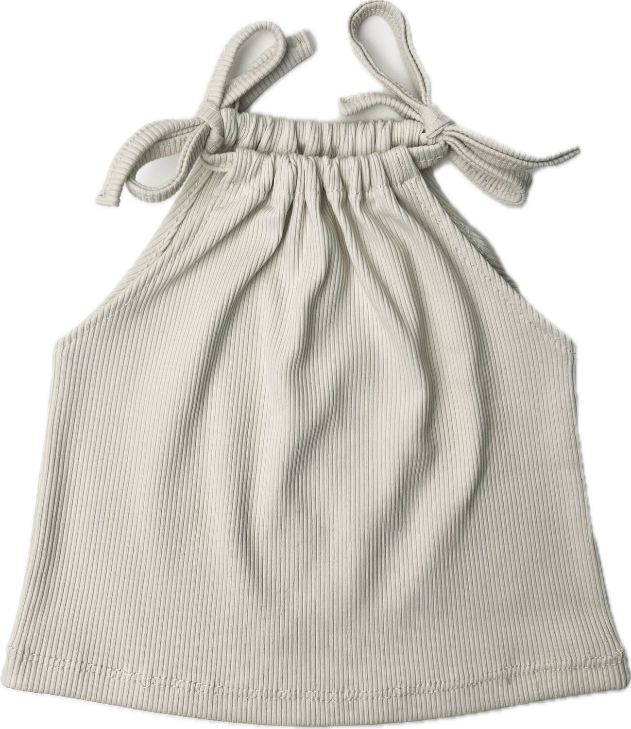 Topje Licht Beige Rib