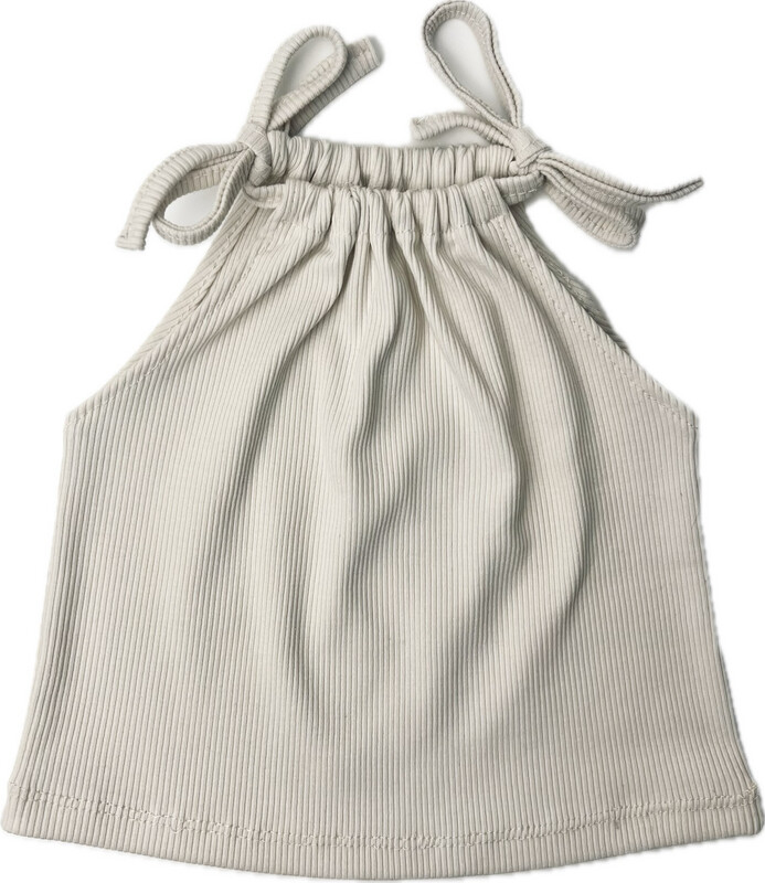 Topje Licht Beige Rib