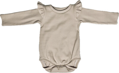 Romper ruffle lange mouwen
