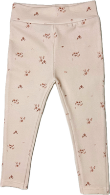 Legging roze bloemetjes