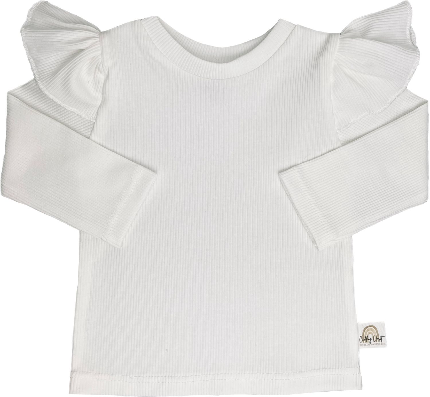 Shirtje ruffle wit
