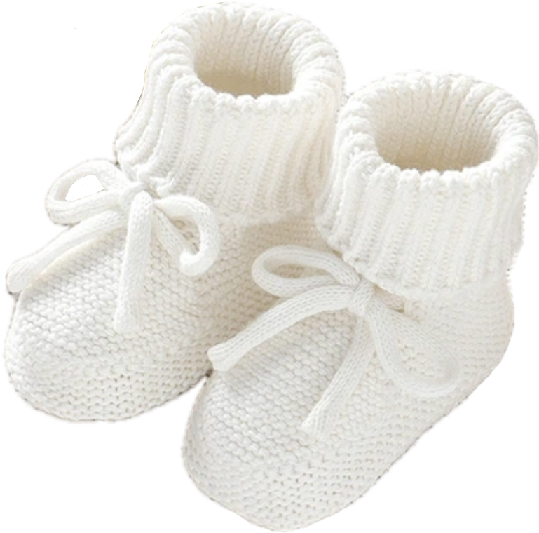 Newborn slofjes wit