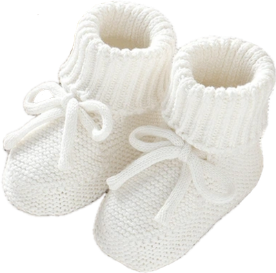 Newborn slofjes wit