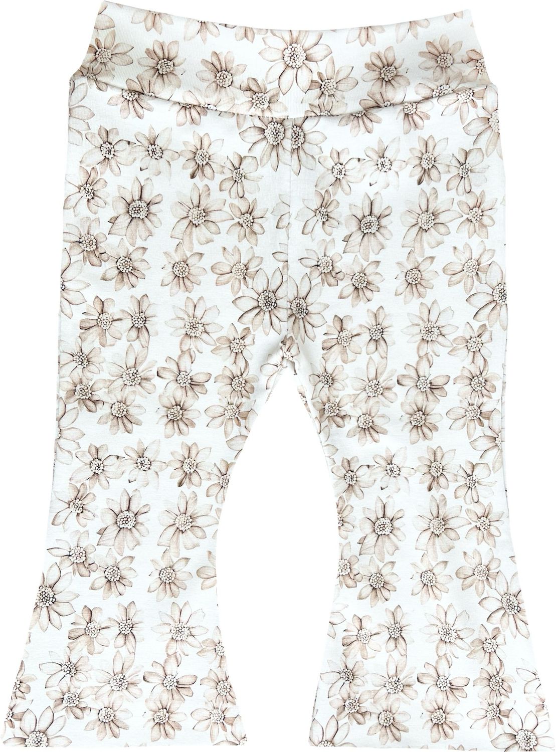 Flared broek waterlelie