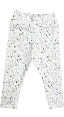 Legging beige droogbloemen
