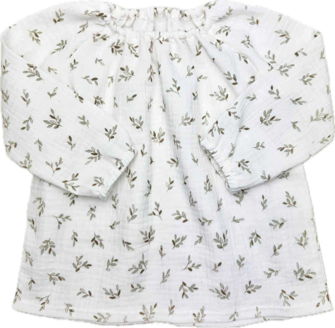Blouse hydrofiel blaadjes