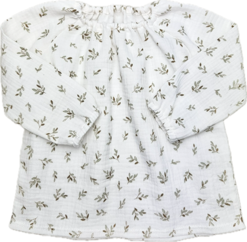 Blouse hydrofiel blaadjes