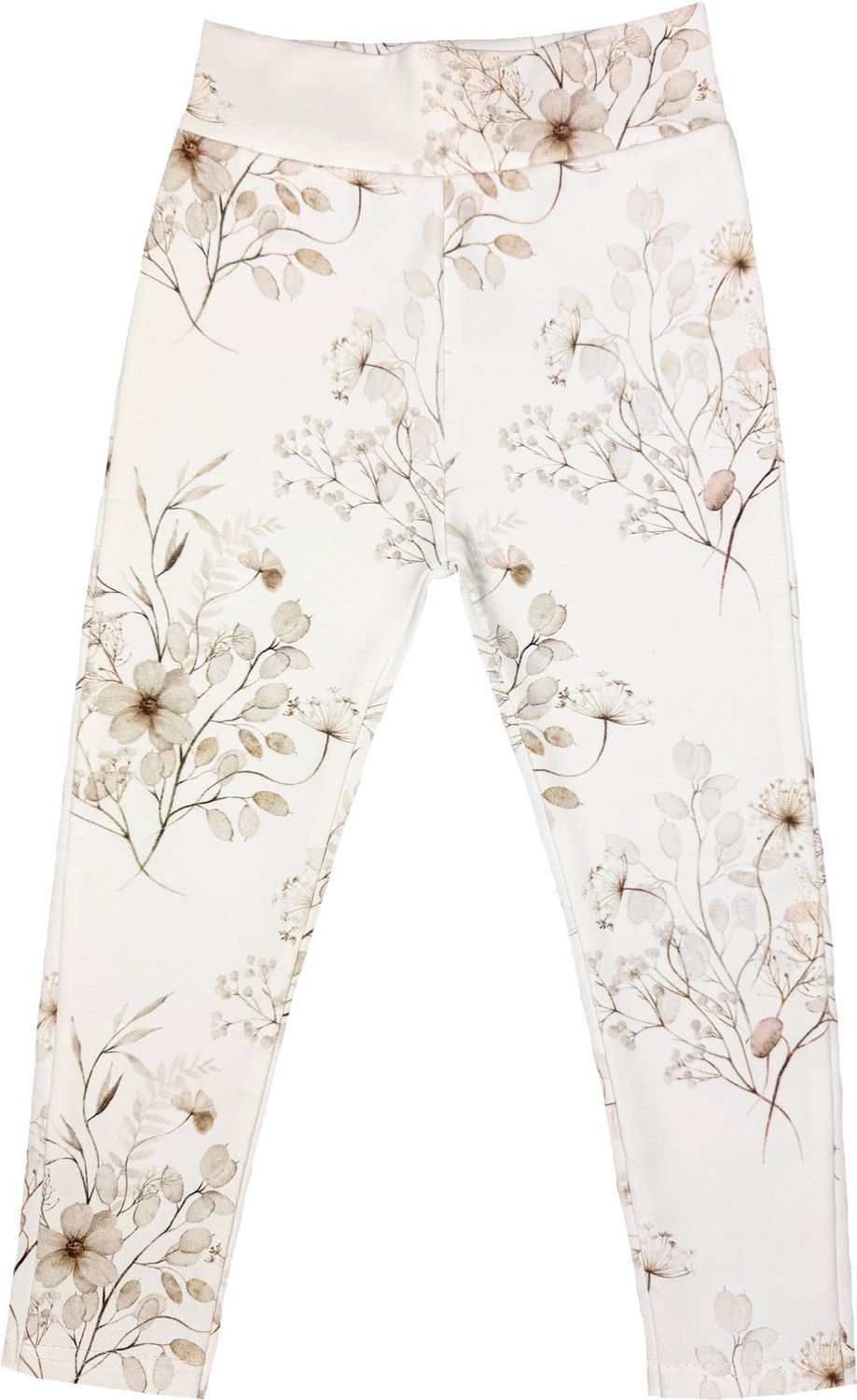Legging ecru bloemen