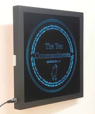 LED Gift of Our Beautiful LED Rendition of &quot;THE TEN COMMANDMENTS&quot;