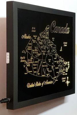 LED Gift Map of CANADA