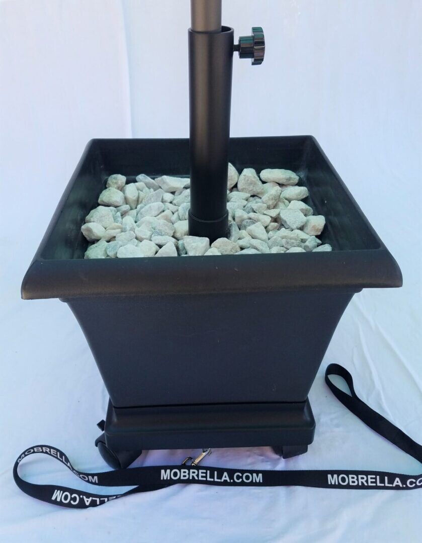 Black Mobrella – Mobile Umbrella Base Black Mobrella – Mobile Umbrella Base