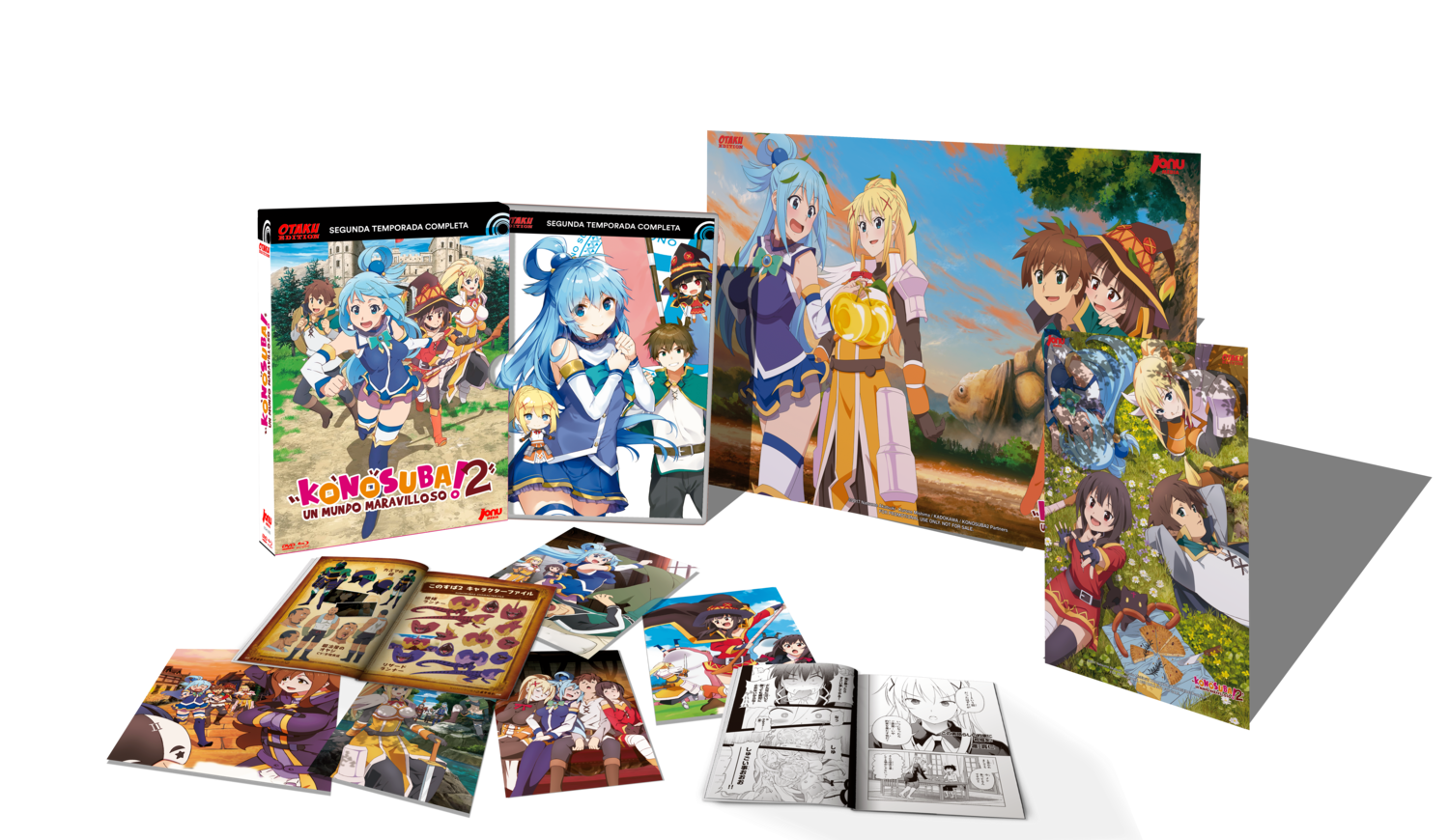 KONOSUBA SEGUNDA TEMPORADA. PREVENTA GOLD. PRECIO EXCLUSIVO. SERIE COMPLETA. OTAKU EDITION BD/DVD. SIN CENSURA. ENTREGA A PARTIR DEL 30 DE OCTUBRE. ENVÍO CERTIFICADO GRATUITO.