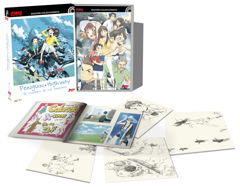 PENGUIN HIGHWAY, EL MISTERIO DE LOS PINGÜINOS. 
OTAKU EDITION COLECCIONISTA BD/DVD.