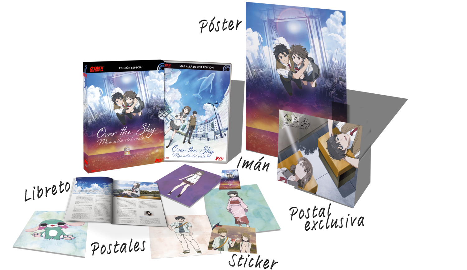 OVER THE SKY. MÁS ALLÁ DEL AMOR. PREVENTA GOLD. PRECIO EXCLUSIVO. OTAKU EDITION BD/DVD. SIN CENSURA. ENVÍO CERTIFICADO GRATUITO. SOLO ESPAÑA Y CANARIAS.