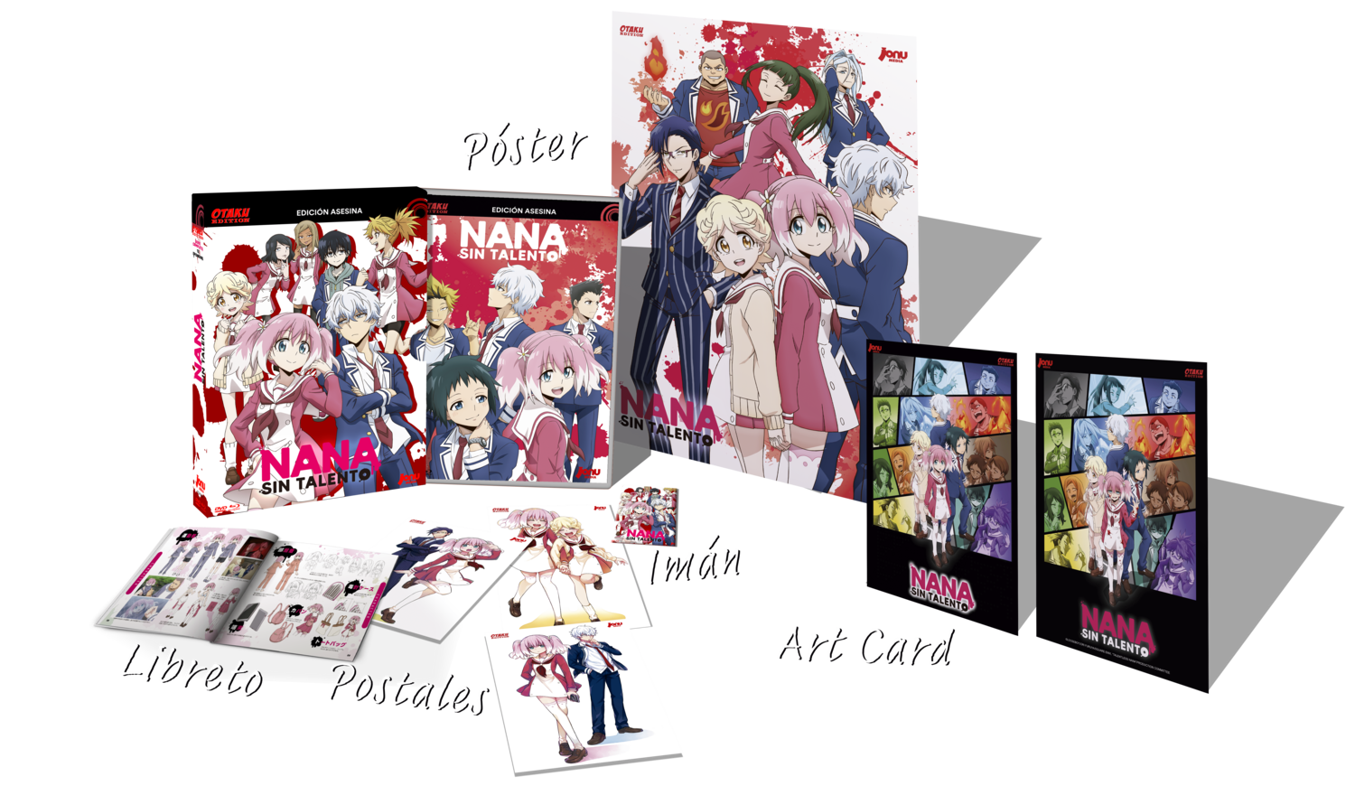 NANA SIN TALENTO. SERIE COMPLETA. OTAKU EDITION COLECCIONISTA BD/DVD. SIN CENSURA.