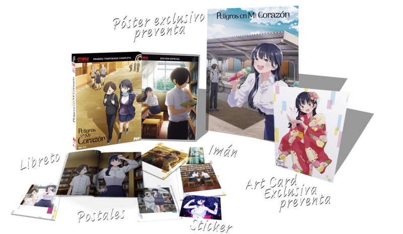 PELIGROS EN MI CORAZÓN. PACK SERIE COMPLETA. (1-12 eps) . PREVENTA GOLD. PRECIO EXCLUSIVO. OTAKU EDITION BD/DVD. SIN CENSURA. ENVÍO CERTIFICADO GRATUITO. SOLO ESPAÑA Y CANARIAS.