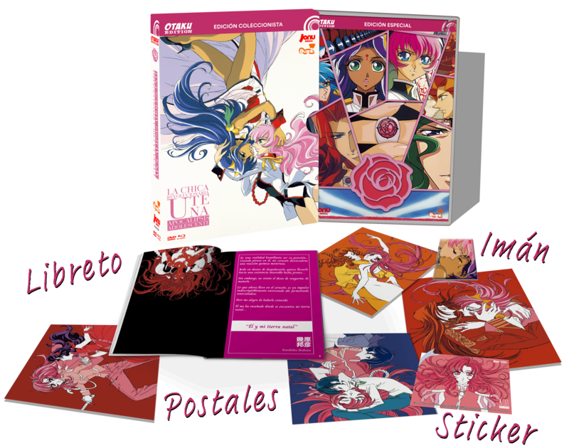 UTENA. LA CHICA REVOLUCIONARIA. APOCALIPSIS ADOLESCENTE. LA PELÍCULA. OTAKU EDITION BD/DVD. SIN CENSURA. SOLO ESPAÑA Y CANARIAS.