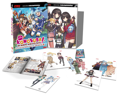KONOSUBA. LA PELÍCULA. LA LEYENDA DEL CARMESÍ. OTAKU EDITION BD/DVD. SIN CENSURA. ENVÍO  GRATUITO. SOLO ESPAÑA Y CANARIAS.