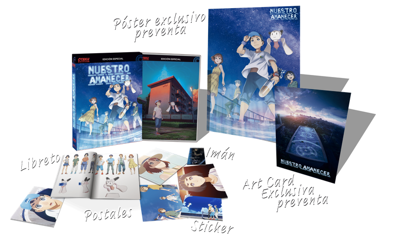 NUESTRO AMANECER. PREVENTA GOLD. PRECIO EXCLUSIVO. OTAKU EDITION BD/DVD. SIN CENSURA. ENVÍO CERTIFICADO GRATUITO. SOLO ESPAÑA Y CANARIAS.