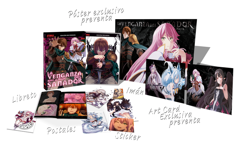 LA VENGANZA DEL SANADOR. PACK SERIE COMPLETA.  (1-12 eps) . PREVENTA GOLD. PRECIO EXCLUSIVO. OTAKU EDITION BD/DVD. SIN CENSURA. ENVÍO CERTIFICADO GRATUITO. SOLO ESPAÑA Y CANARIAS.